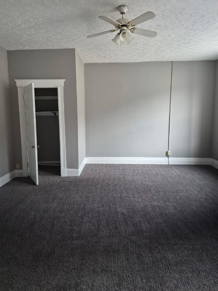 Shared living unit: bedroom or living space with closet